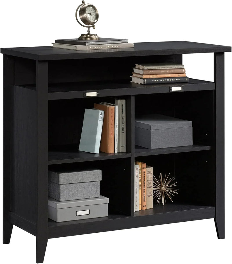 36-inch high 4-section bookshelf, Raven oak color B4042