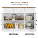 Modern Farmhouse Sideboard Buffet Cabinet