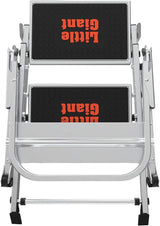Ladder, Safety Step, Three-step Design, 3 feet high, Footrest, Aluminum, Type 1A, Load Capacity 300 pounds