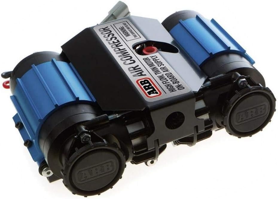 Portable air compressor - High performance - 12 volts - Suitable for air locking differentials and tire inflation