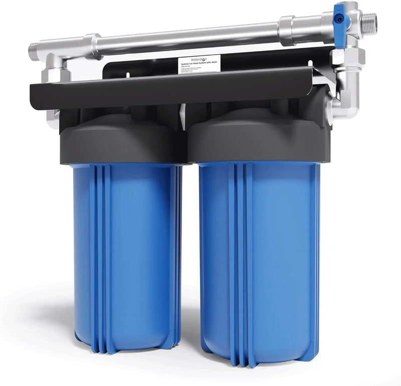 Spotless Car Wash System with Resin, Deionized Water System, Spot Free, Works for All Vehicles, RV, Motorcycles, Windows, Boats, Planes and More, No Towel Drying. Q505