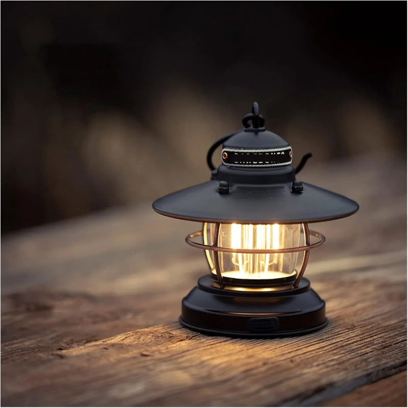 Outdoor vintage camping lamp, camping hanging tent lamp, portable lamp, LED lighting, emergency camping lamp, team hiking lamp, essential item for power outage camping. G854