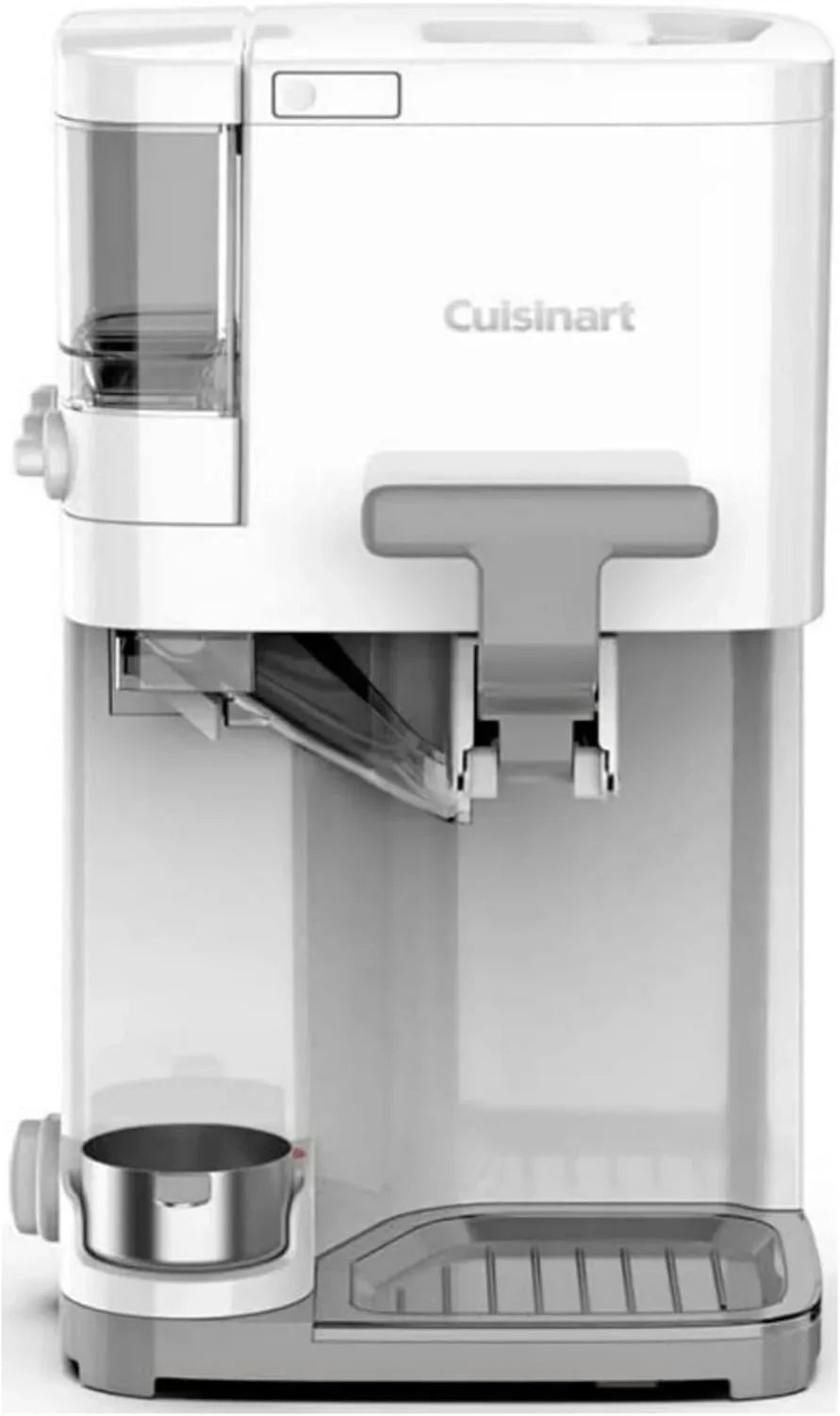 Soft Serve Ice Cream Machine- Mix It In Ice Cream Maker for Frozen Yogurt, Sorbet, Gelato, Drinks 1.5 Quart, White, ICE-48