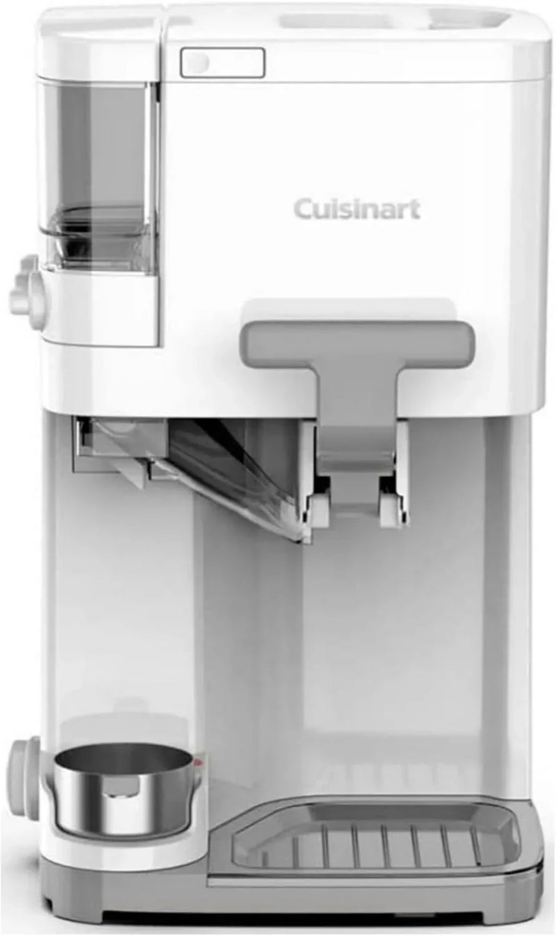 Soft Serve Ice Cream Machine- Mix It In Ice Cream Maker for Frozen Yogurt, Sorbet, Gelato, Drinks 1.5 Quart, White, ICE-48 R9251