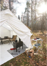 Guide Gear Large Outdoor Wood Burning Stove Portable with Chimney Pipe for Cooking, Camping, Tent, Hiking, Fishing, Backpacking
