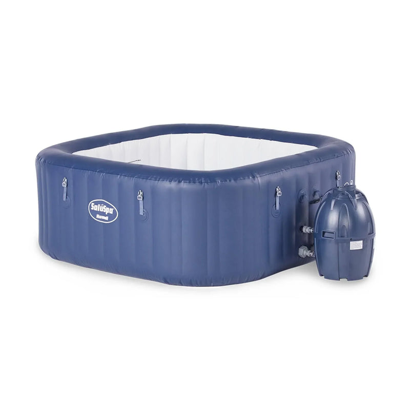 6 Person Inflatable Tub Spa with Pump, Blue T6603