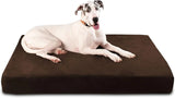 Fashion oversized dog bed (XL size, dark gray) - Thickness 7 inches, soft and comfortable, ergonomic cushion - Oversized dog bed - Durable and washable microfiber cover
