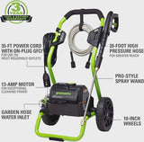 2000 Max PSI, 1.1 GPM (13 Amp) Electric Pressure Washer GPW2000-1RG