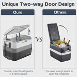 58 Quart Portable Electric Car Cooler Refrigerator Compressor Freezer for RVs Camping