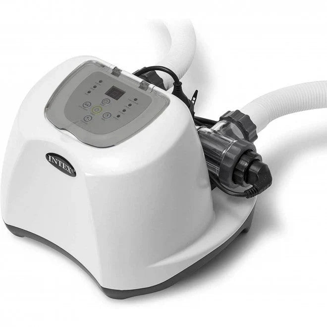KRYSTAL CLEAR SALTWATER SYSTEM WITH E.C.O. (ELECTROCATALYTIC OXIDATION) FOR UP TO 15000-GALLON ABOVE GROUND POOLS, 110-120V WITH GFCI V866