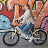 COLORWAY 26 in Electric Bike for Woman, 500W Powerful Motor, 36V 12AH Removable Battery E Bike, Max. Speed 19.9MPH Electric Bicycle UL2849