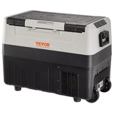 VEVOR Car Refrigerator 48Qt, Dual Zone Car Fridge Freezer12/24V DC 110-240V AC Electric Compressor Cooler for Truck Vehicle RV
