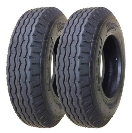 Heavy Duty Highway Trailer Tires 8-14.5 14PR Load Range G Set 2 L6529