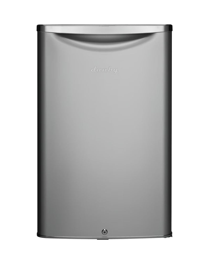Danby 4.4 cu. ft. Retro Compact Fridge in Iridium Silver (DAR044A6DDB) C8852