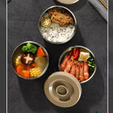 Portable Large Capacity Vacuum Insulation Bento Lunch Box Leak-Proof Food Storage Container Outdoor