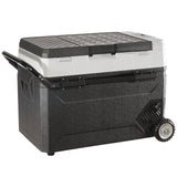 VEVOR Car Refrigerator 48Qt, Dual Zone Car Fridge Freezer12/24V DC 110-240V AC Electric Compressor Cooler for Truck Vehicle RV