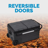 Newair 80 Qt. Portable 12v Electric Cooler with LG Compressor with Fridge and Freezer - NPR080GA00