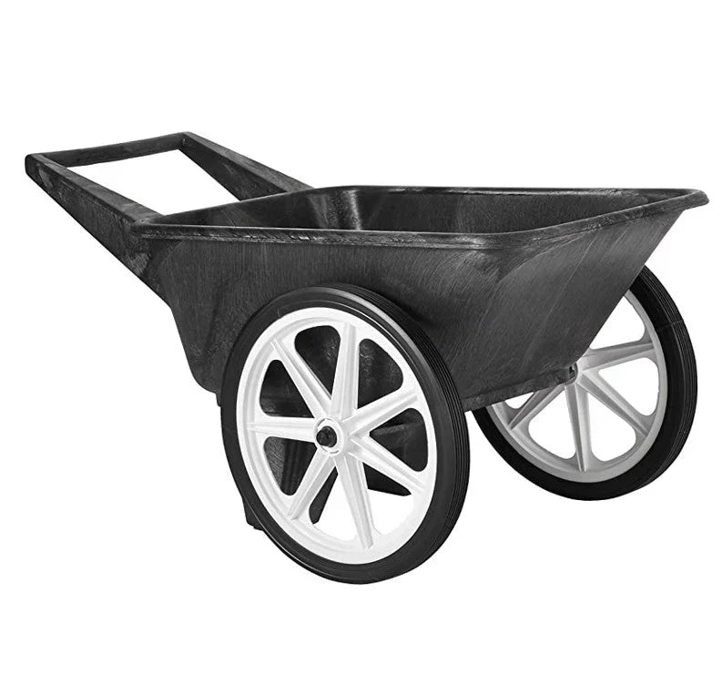Commercial Big Wheel Cart, 200 Pound Capacity, Black L6074