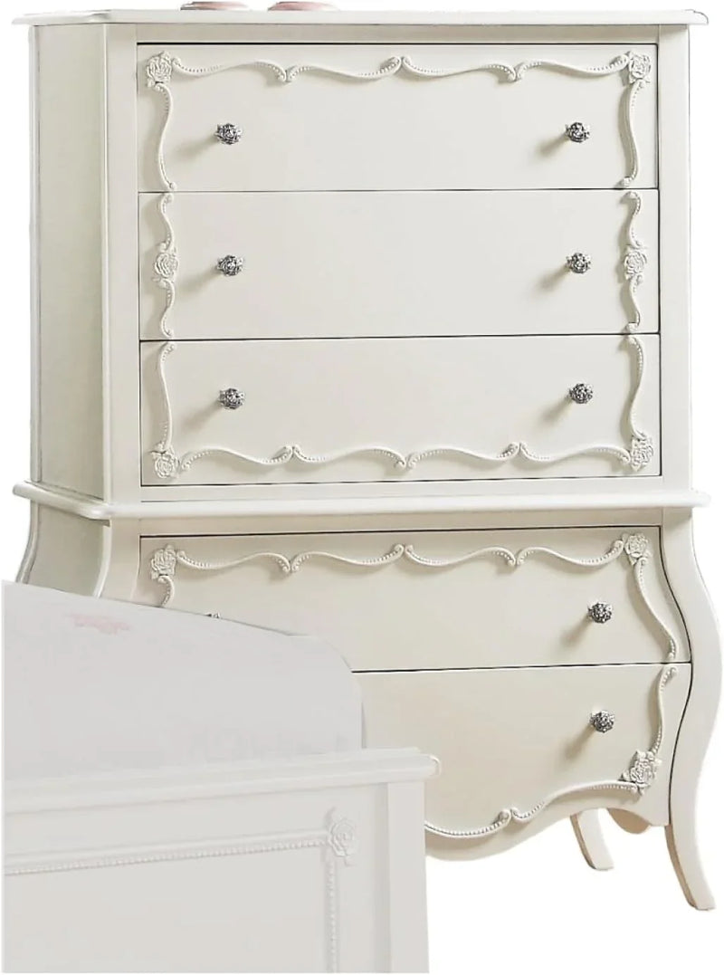 Jewelry closet, pearl white W7189