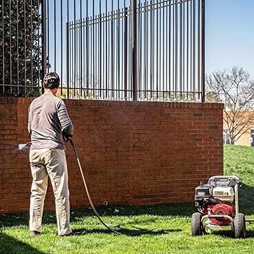 Cleaning ALH3425 Aluminum Series 3600 PSI Gas Pressure Washer, 2.5 GPM, GX200 Engine, Includes Spray Gun and Extension Wand, 5 QC Nozzle Tips, 5/16-inch x 35-foot MorFlex Hose.
