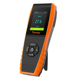 Air Quality Monitor PM2.5 PM10 Particle Counter, Formaldehyde, Temperature, Humidity, TVOC AQI Tester for Indoor/Outdoor Air Pollution Detection w/Data Export