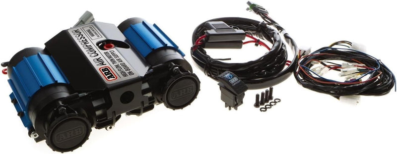 Portable air compressor - High performance - 12 volts - Suitable for air locking differentials and tire inflation W7384