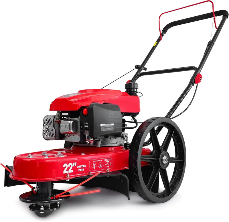 Gas Walk Behind String Trimmer 22-Inch with High Wheels (DB6222) M5166
