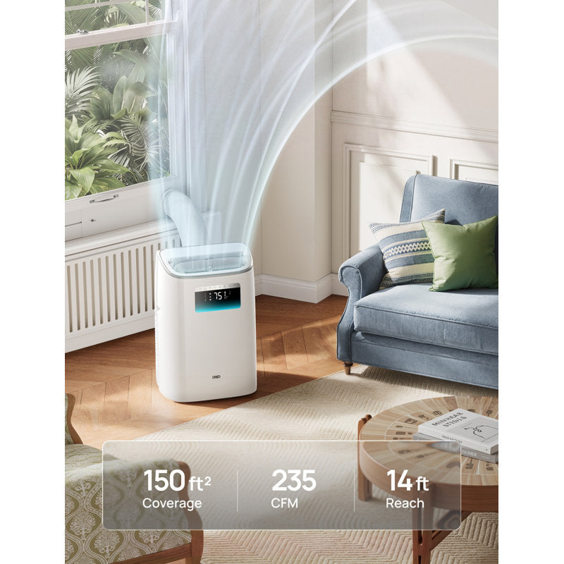 DR-HAC012S 8,000 BTU Smart Portable Air Conditioner – White W7876