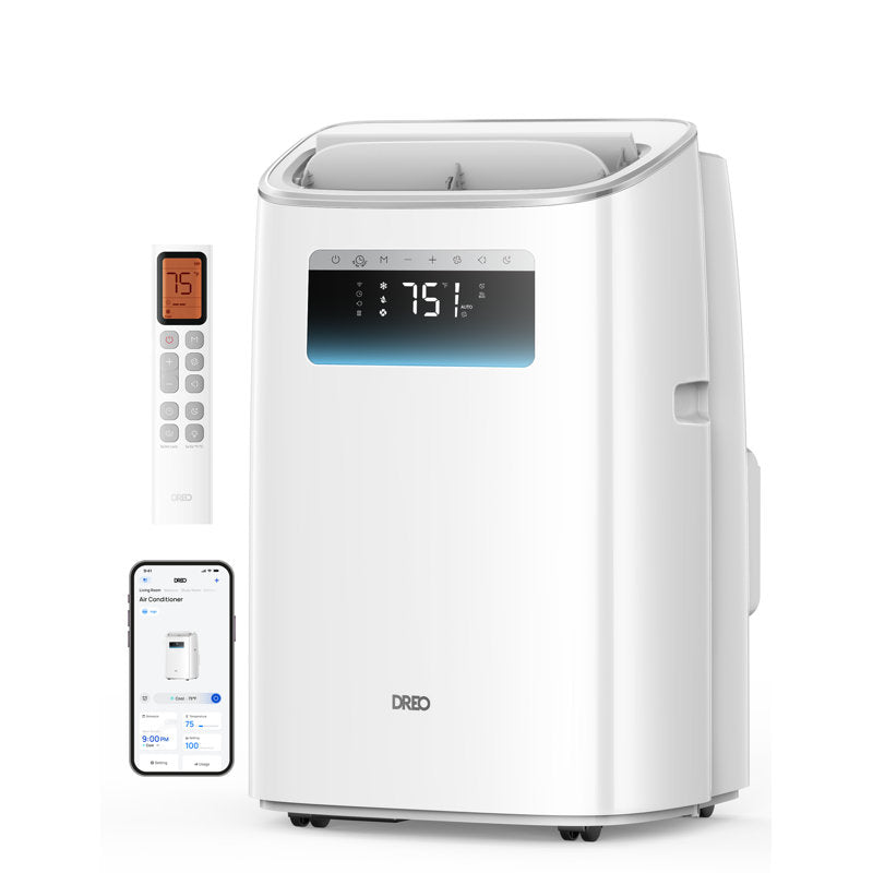 DR-HAC012S 8,000 BTU Smart Portable Air Conditioner – White