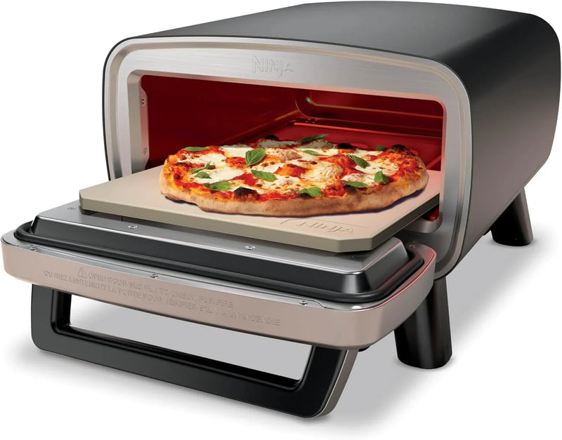 Artisan Outdoor Pizza Oven, 12 inches, can make pizza in 3 minutes, Neapolitan style, thin crust, New York Chicago style, custom model, maximum temperature 700 degrees Fahrenheit, electric heating, baking, grilling, and fermentation functions. T5796