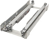 5-inch pull-out storage rack, suitable for bottom cabinets in kitchens/bathrooms, with a soft-closing slide rail for a spice rack/food storage rack, made of wood material