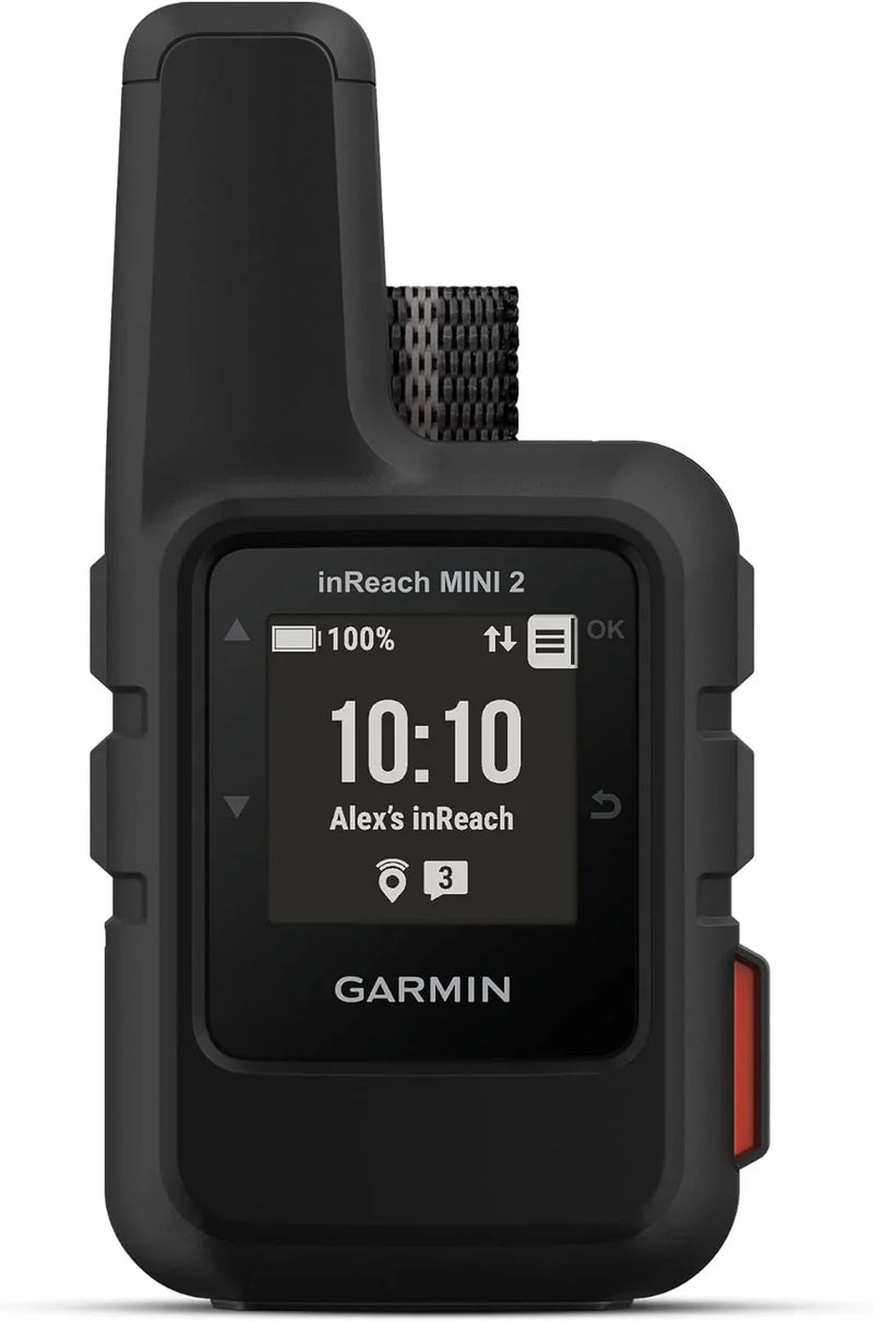 Compact and portable satellite communication device, suitable for hiking use, in orange color F5897
