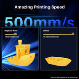 Printer with Auto Bed Leveling, Dual-Gear Direct Extruder, Dual Lead Screw Drive, Removable Capacitive Screen, 8.85x8.85x11in Large Printing Size