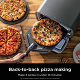 Artisan Outdoor Pizza Oven, 12 inches, can make pizza in 3 minutes, Neapolitan style, thin crust, New York Chicago style, custom model, maximum temperature 700 degrees Fahrenheit, electric heating, baking, grilling, and fermentation functions.
