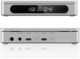 Multifunctional portable stereo CD player, equipped with long-lasting batteries, supports USB copying function, has optical/coaxial/3.5mm/4.4mm output interfaces (transparent (Wireless))