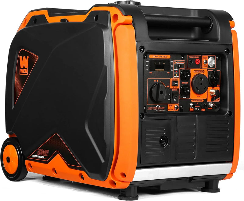 Quiet 6800-Watt Dual Fuel RV-Ready Electric Start Portable Inverter Generator with Fuel Shut Off and CO Watchdog for Electric Vehicle Backup (DF680iX) Q3375