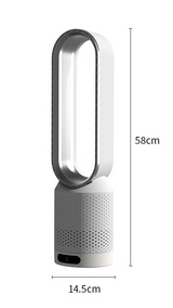 Bladeless Air Cooler – 3-in-1 Fan with Oscillation & Touch Control