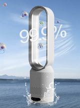 Bladeless Air Cooler – 3-in-1 Fan with Oscillation & Touch Control