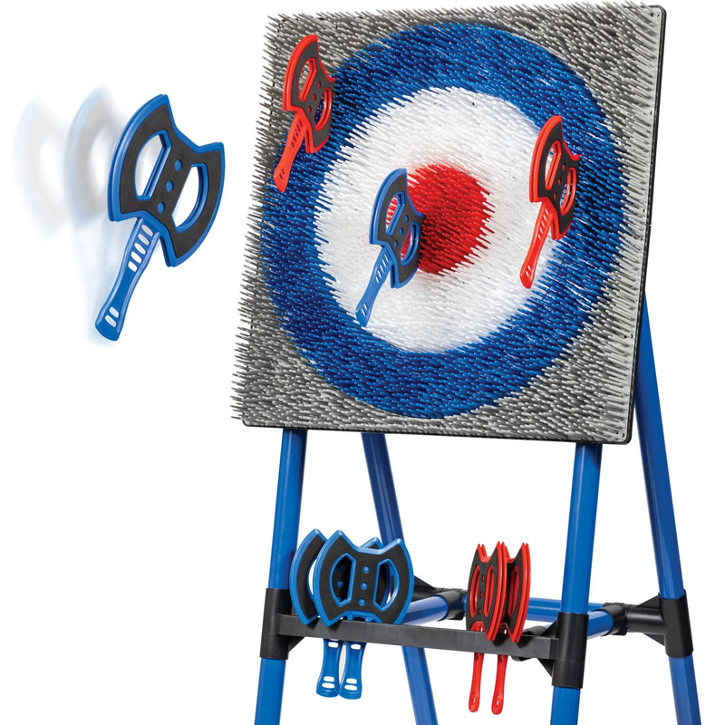 Deluxe Steel Frame Axe Throw Target Game Set L975