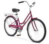 Adult Recess Bicycle, 24-in Wheel, Single Speed, Steel Frame, Purple