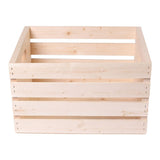 Solid Pine Wood Storage Crate, 16-in