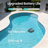 Scuba N1 Max Cordless Robotic In-Ground Robotic Pool Cleaner for In-Ground Pools up to 2150 sq. Ft