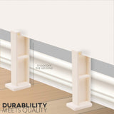 Ezymount Drill-Less Mounting System, White