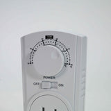 Plug-in Thermostat for Portable Space Heater & AC, White