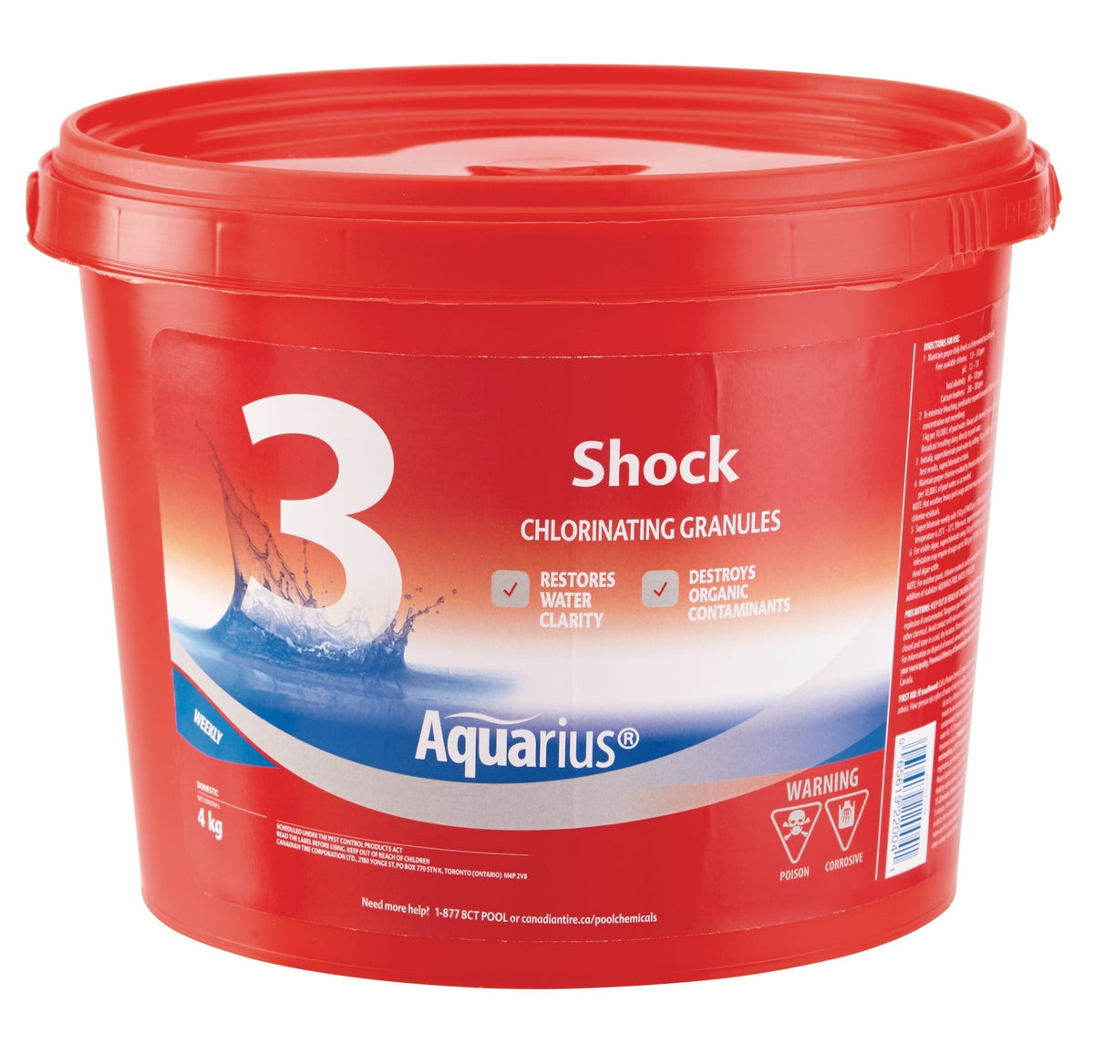 Aquarius Step 3 Shock Chlorinating Granules, 4-kg