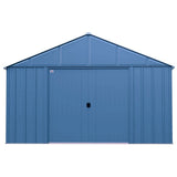 Arrow Classic 12x14-ft Blue Grey Corrosion-Resistant Steel Shed