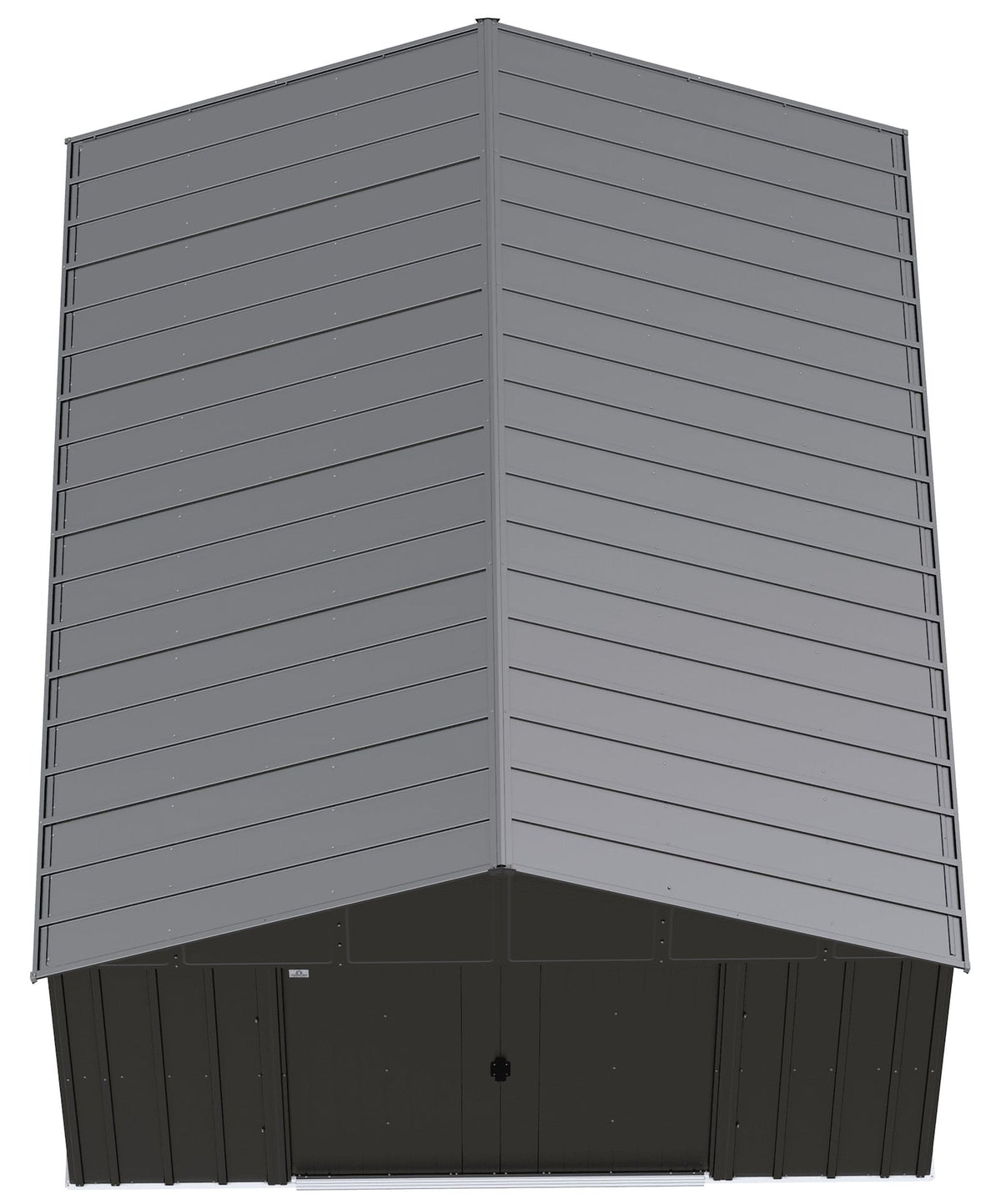 Arrow Classic 12x14-ft Charcoal Corrosion-Resistant Metal Shed