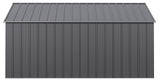Arrow Classic 12x14-ft Charcoal Corrosion-Resistant Metal Shed