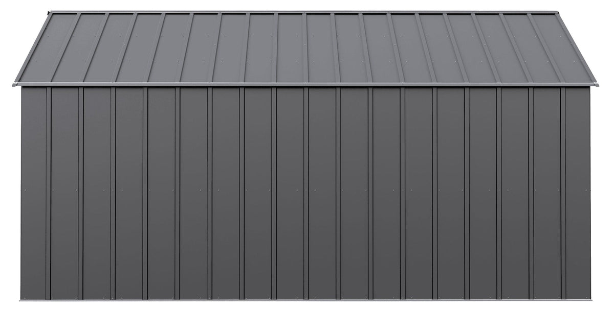 Arrow Classic 12x14-ft Charcoal Corrosion-Resistant Metal Shed