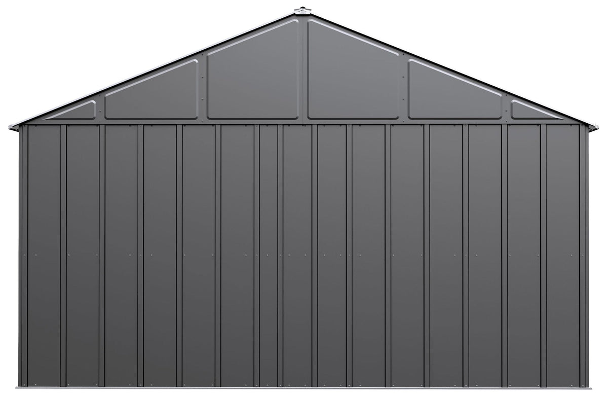 Arrow Classic 12x14-ft Charcoal Corrosion-Resistant Metal Shed